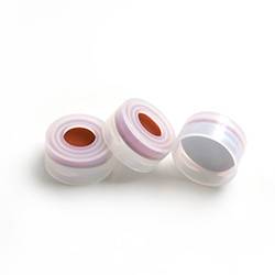 Red PTFE silicone septa