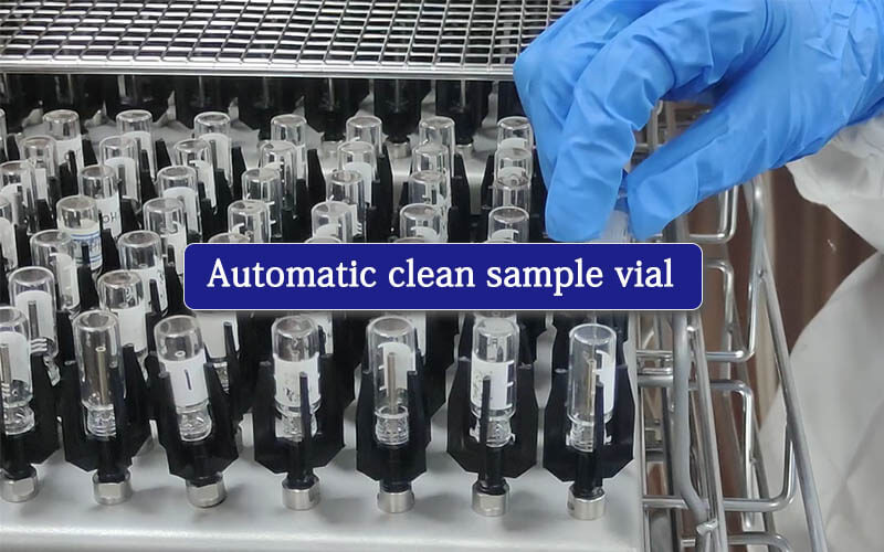 Autosampler vial cleaning