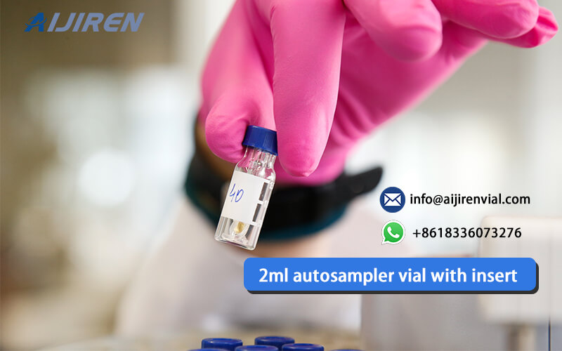 autosampler vial with insert