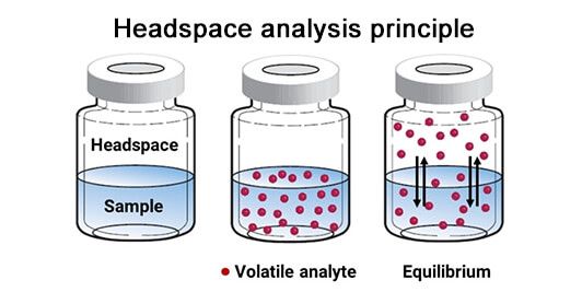 Headspace sampling principle