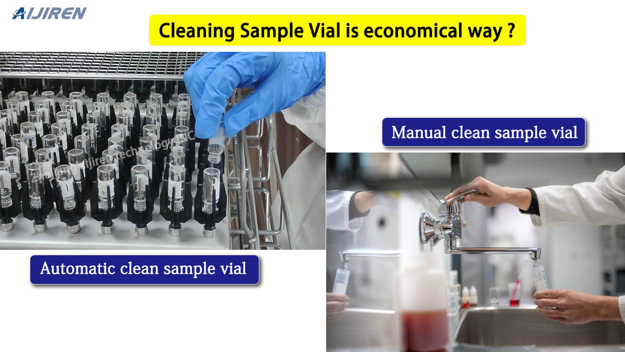 sample vial cleaning