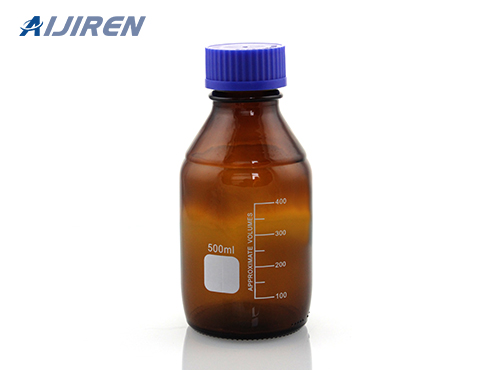 Amber glass reagent bottle